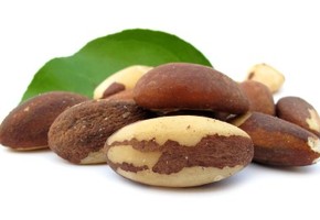 A selection of brazil nuts.