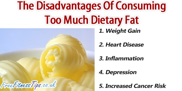 The Disadvantages Of Consuming Too Much Dietary Fat