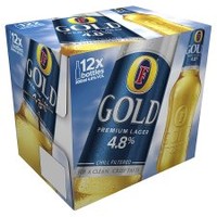 A crate of Fosters Gold.