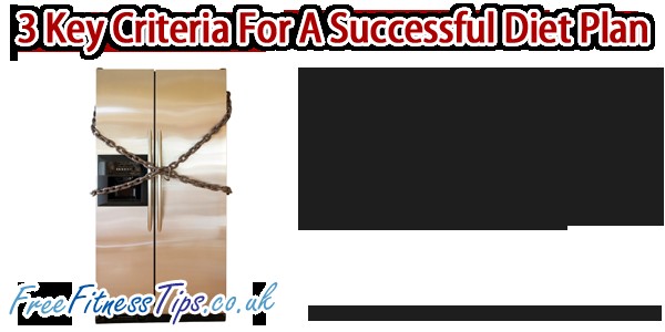 3 Key Criteria For A Successful Diet Plan