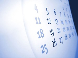 A calendar.